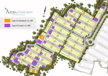 Cluster Azura Starlight Terrace House at Vanya Park BSD