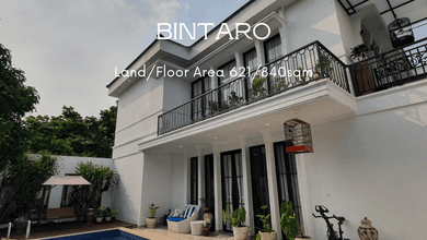 For sale brand new house american classic design di bintaro