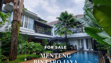 For sale rumah mewah premium cluster menteng bintaro jaya
