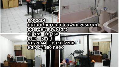 Jual Cepat Rumah Elit area Leuwi Panjang, Bandung, Luas 178 m2