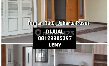 RUMAH BARU SEMIFURNISHED DI TAMAN RATU, JAKARTA BARAT