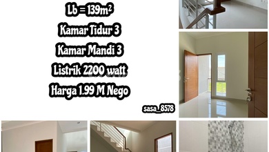 Jual Rumah Siap Huni area Antapani, Bandung, LT 124 m2