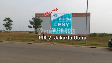 Kavling Komersil Lt 22.118 M2 (2,2 Hektar) Di Mh Thamrin@ Pantai Indah Kapuk 2, Jakarta Utara, Posisi Hook, Zona Komersil 