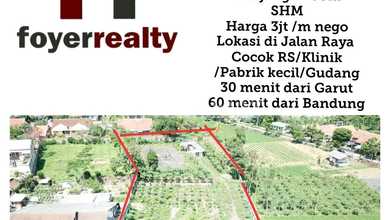 For Sale Tanah Premium di Leles, Garut, LT 2930m²