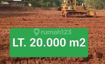 Dijual Tanah Eksklusif di Tenjo, Bogor, LT 20000m²