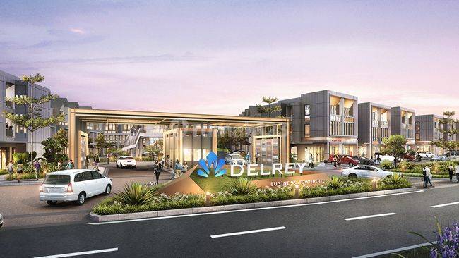 Proyek Delrey Business Townhouse, BSD City oleh Sinar Mas Land