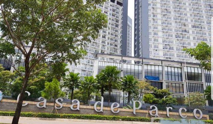 DIJUAL APARTMENT CASA DE PARCO BSD CITY. TYPE 1BR. BELUM PERNAH DIHUNI. 1