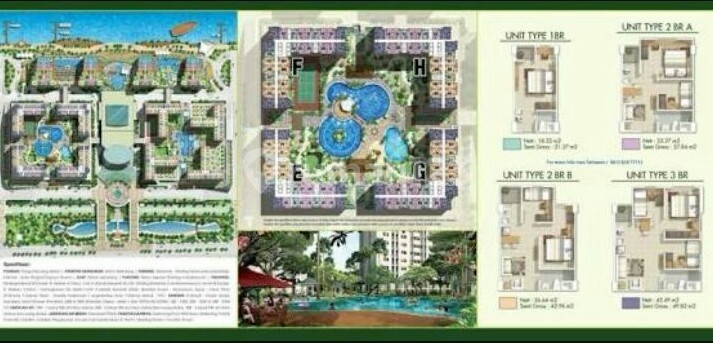 Green Bay Pluit 2 Kamar View Pool 2