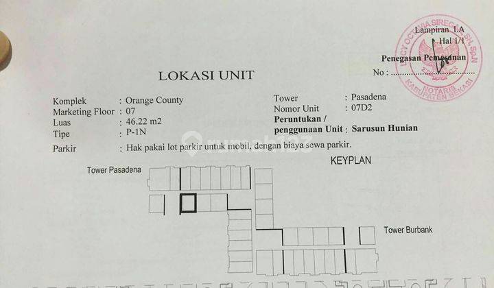 Apartment Cantik Orange County Lippo Cikarang 1