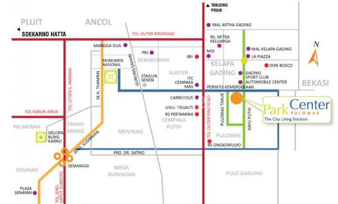 Apartemen Callia 1 Bedroom, Kelapa Gading Jakarta Utara 2