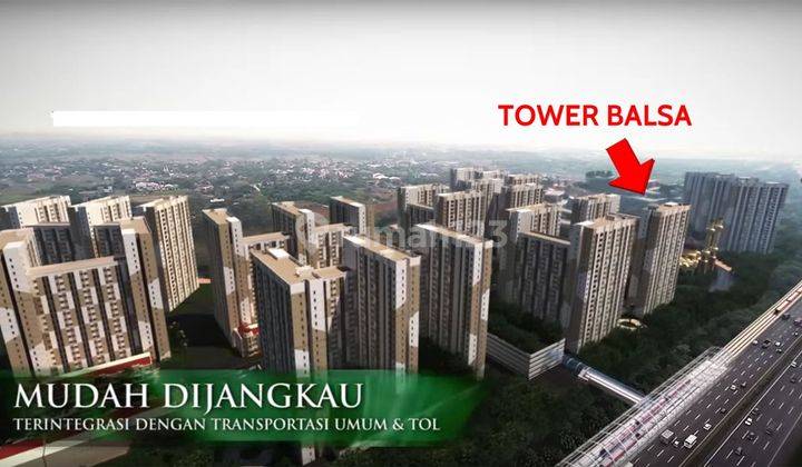 Apartemen PGV, Unit Ready dan harga di BAWAH PASAR, dekat stasiun LRT 1