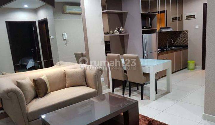 Apartemen Central Park Residence 1BR Full Furnished Lantai Sedang View Pool 1