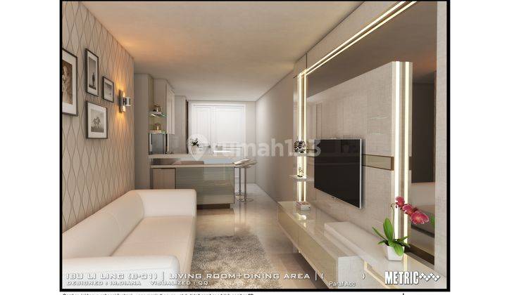 Disewa Apartemen Sky Terrace Lagoon 1 ,2 , 2+1 BR Very Lux Interior By Matrix  1