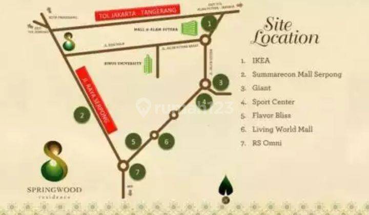 Apartemen Springwood tipe studio -Siap Huni 2