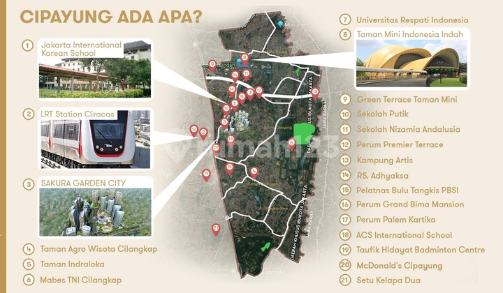 Garden Loft Sakura Garden City di Cipayung Jakarta Timur 2