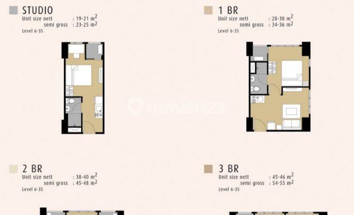 Apartemen Midtown Gading Serpong- 1 B R Tower Dakota  2