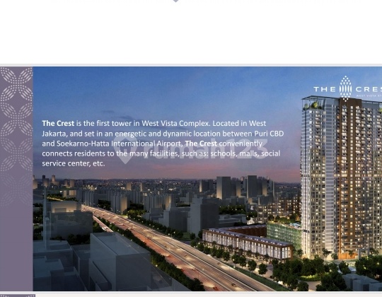 Keppel Land ApartemenWest Vista Tower The Crest Puri Jakarta Barat Keppel Land ApartemenWest Vista Tower The Crest Puri Jakarta Barat