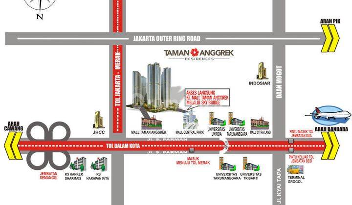 Taman Anggrek Residence 1BR 1