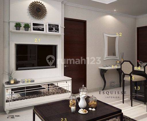 Mewah, Apartemen District 8. 2BR, Furnish. $.2700/Bulan 2