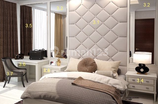 Mewah, Apartemen District 8. 2BR, Furnish. $.2700/Bulan 2