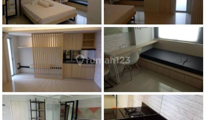 LUXURY INTERIOR! Apart 1BR Gunawangsa Merr FULL FURNISHED, TINGGAL MASUK! 1