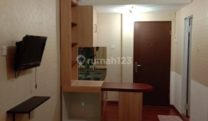 Apartemen Puri Park View Tower B lt12 studio 25m2 furnish siap huni hadap pool BU murah 2