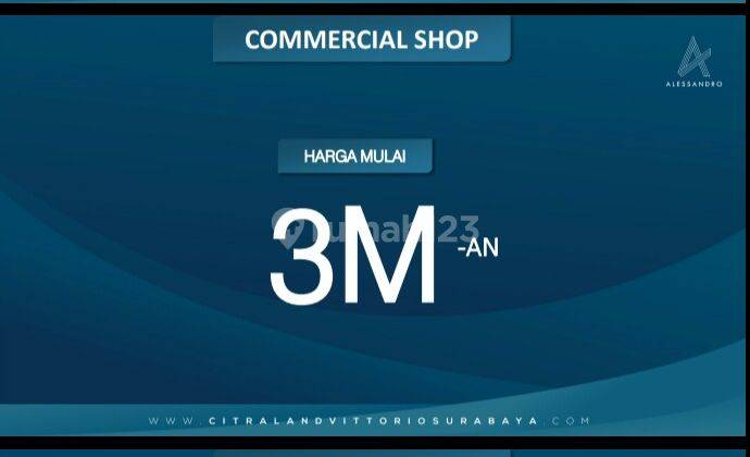 A.13G.Apartemen + SOHO Citraland - VITTORIO - SURABAYA BARAT -Twr ALESSANDRO - SISA STOCK TERAKHIR - STRATEGIS, SUPER BLOCK, ADA SMART HOME DEVICES dan TERJANGKAU (GRADE A+++) 2