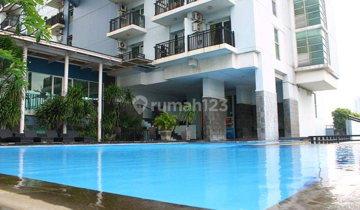 Unit siap huni lantai rendah tower B Apt Marbella Kemang 1