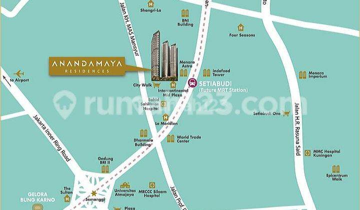 APARTEMEN ANANDAMAYA RESIDENCES I/4BR/361sqm, Rp. 32M 1