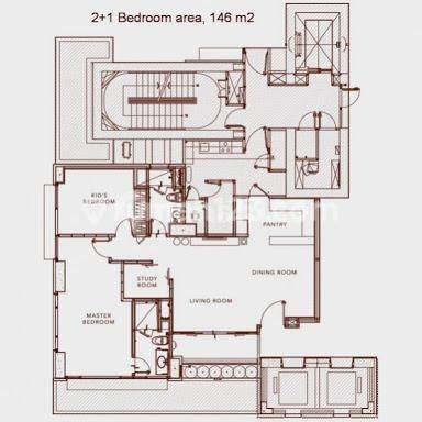 1PARK AVENUE TYPE 147 SQM [2+1], RP. 5.2M 2