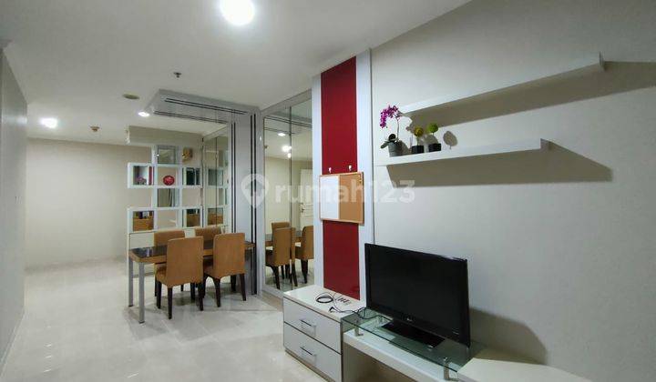 Apartemen Ambassador 2, 2BR luas 80m2, unit bagus, view pool. 2