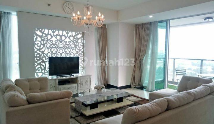 apartemen kemang village, 3 bedroom, furnished , tower infinity 2