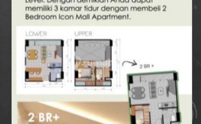 Icon Mall Apartemen 2 lantai ada Mall lokasi strategis 2