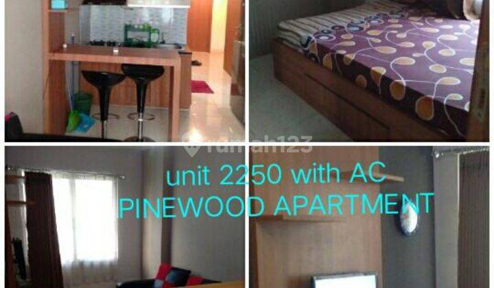 Apart Pinewood, lokasi bagus drh kampus. Menghadap kolam 1