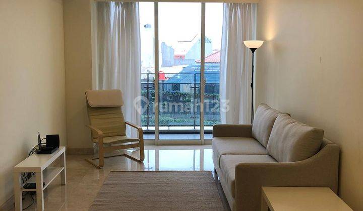 ruang keluarga bagus, full furnished, 2br, tower