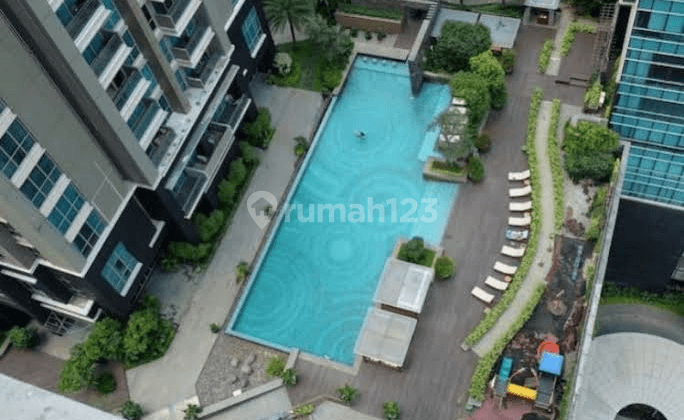 Murah Jual Cepat Apartemen Residence 8 Kmr 2  Penuh Perabot  2