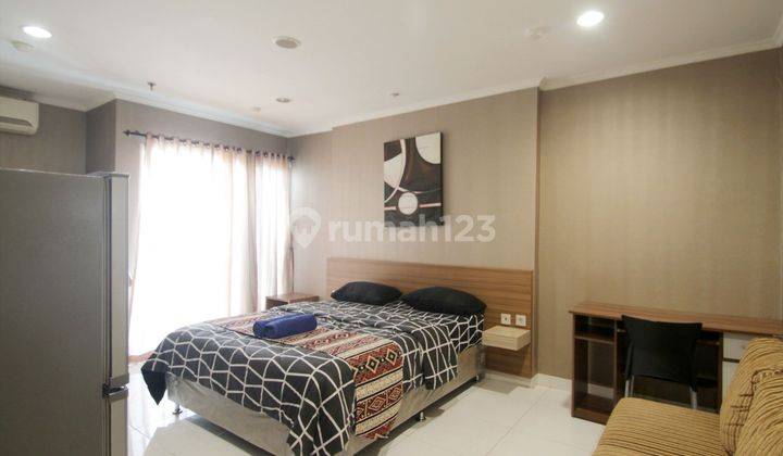 Jarang Ada Apartemen Santa Monica Bay Lt.22 Studio 37m Lt Tinggi