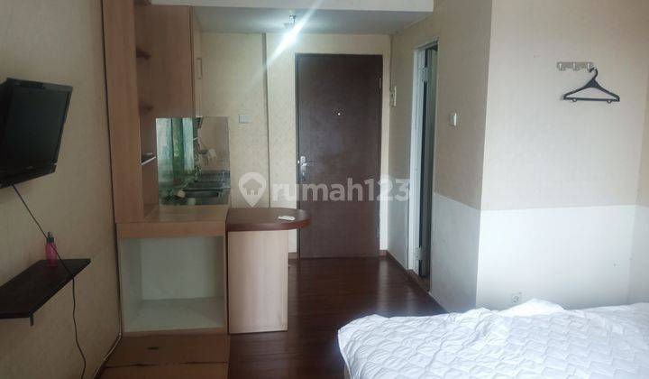 Apartemen Puri Park View Tower B studio lt 12 furnish hdp pool BU murah 2