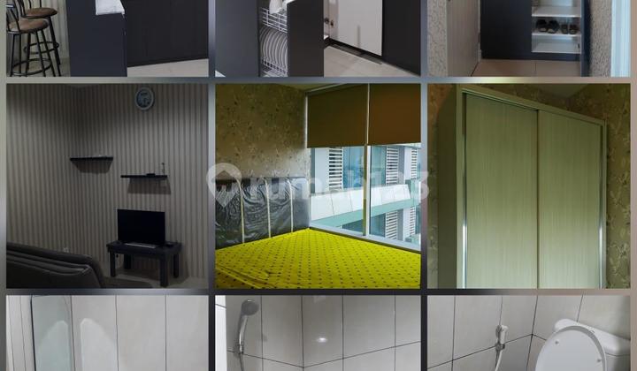 Grand Kamala Lagoon Tower Emerald South 1 apartment, 1BR type, 39 m2 area, Fully Furnished, Kalimalang Bekasi.