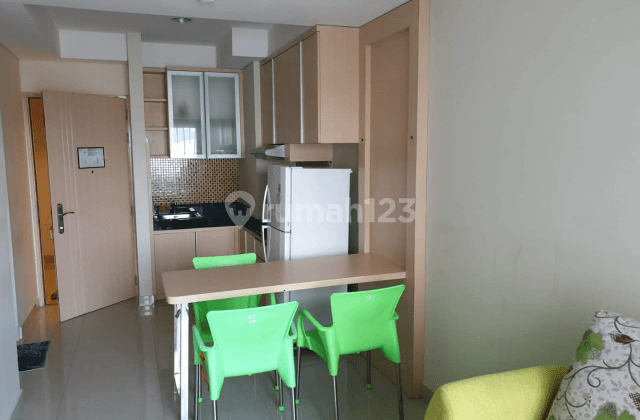 Mg suite apartemen tengah kota 1 bed room, luas dan siap pakai ..balkon luas 1