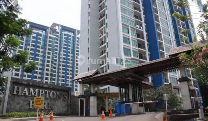 1 unit Apartemen Hampton&#39;s Park. 3 BR Di Jl. Terogong.Cilandak Jakarta Selatan 1