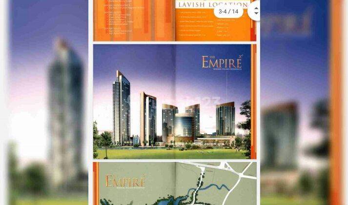 Apartemen Kemang Village, Tower Empire, Fully Furnished, 2Bdr 2