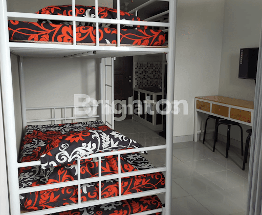 Apartemen Baru semi gross ada balkon dikontrakan full furnished harga murah 1