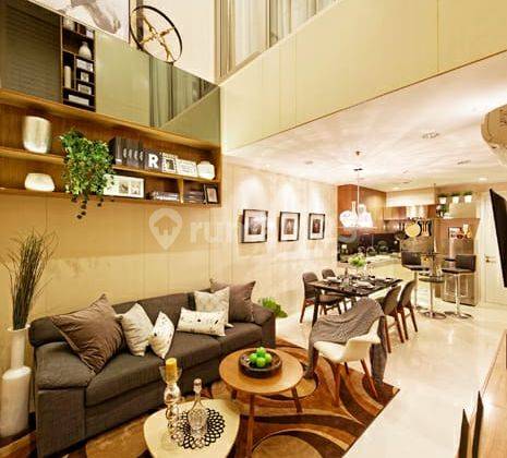 Full Furnished Harga Terbaik!!! 3 Bedroom Loft Paddington Heights Apartment Jalan Kaki ke Binus University Alam Sutera 1