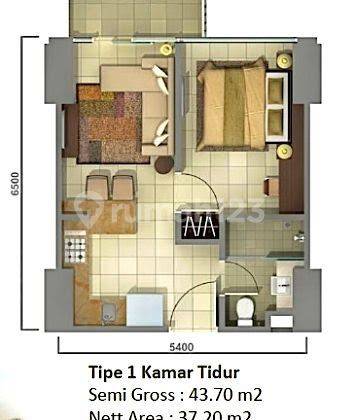 Casa De Parco-BSD, 1BR, Unfurnished 2