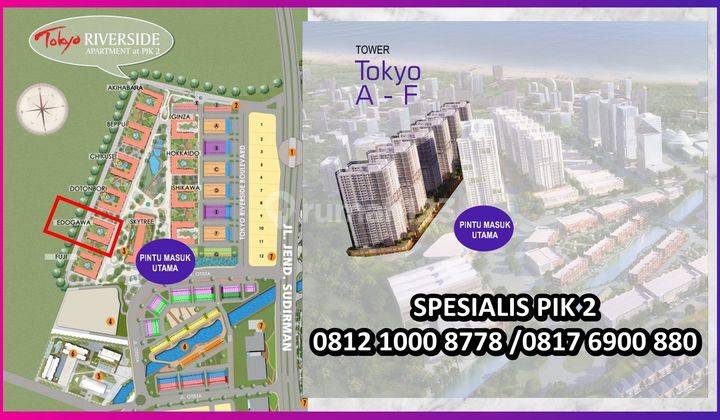 Apartemen Tokyo Riverside PIK 2 Tower Edogawa View Pool 1