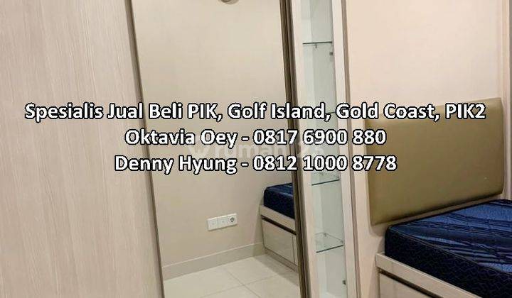 Apartemen Gold Coast PIK 2BR 58m2, Siap Huni, Furnished 2