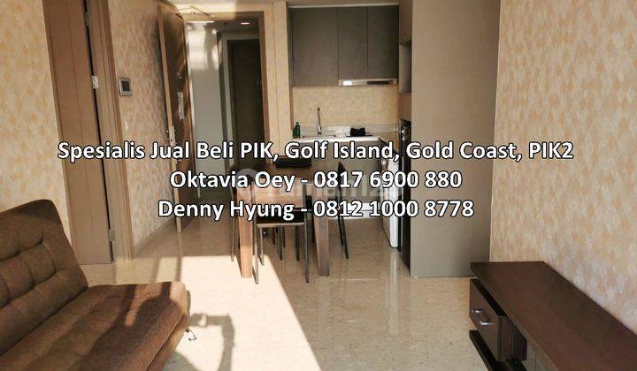 Apartemen Gold Coast PIK 1BR, Sea View, Ada Lot Parkir, Bagus 2