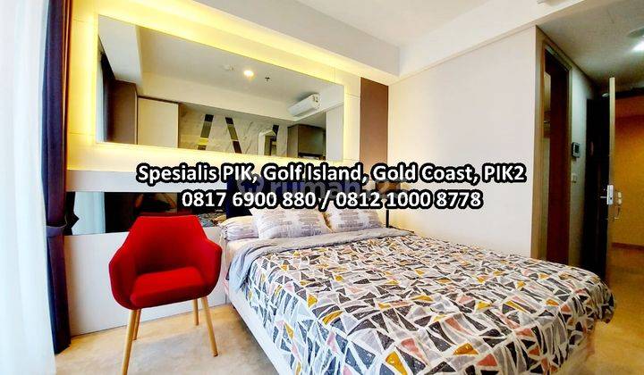 Apartemen Gold Coast PIK Studio, Sea View, Furnished 1