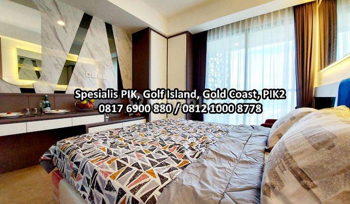 Apartemen Gold Coast PIK Studio, Sea View, Furnished 2